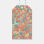 Birthday Picnic, Cute Retro Style Cadeaulabel (Voorkant)