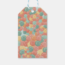 Birthday Picnic, Cute Retro Style Cadeaulabel