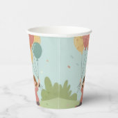 Birthday Picnic, Cute Retro Style Papieren Bekers (Rechts)