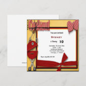 Birthday Picnic Kaart (Voorkant / Achterkant)