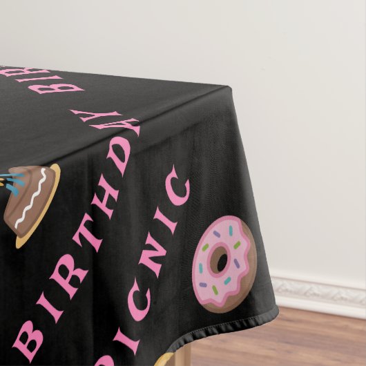 Birthday Picnic Party Tafelkleed (Voorbeeld)