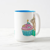 Birthday Pika Cupcake Mok (Voorkant rechts)