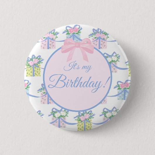 Birthday Pin - Every Day is a Gift Inspired TBBC Ronde Button 5,7 Cm (Voorkant)