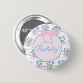 Birthday Pin - Every Day is a Gift Inspired TBBC Ronde Button 5,7 Cm (Voorkant /achterkant)