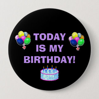 Birthday Pin Ronde Button 4,0 Cm
