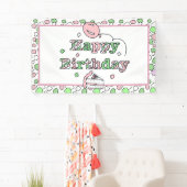 Birthday Pink and Green Girl's Spandoek (Insitu)
