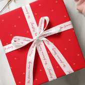 Birthday Pink Monogram Initiaal Cadeaupapier