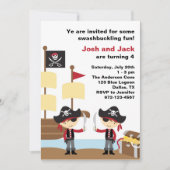 Birthday Pirates Kaart (Voorkant)