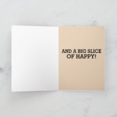 BIRTHDAY PIZZA-KAARTEN KAART (Binnen)