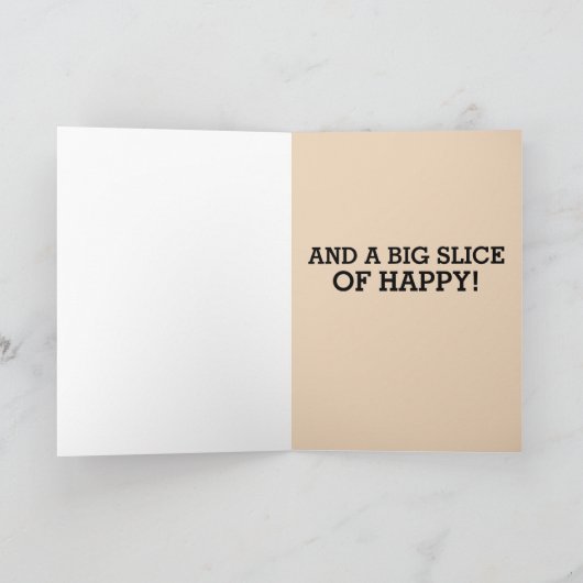 BIRTHDAY PIZZA-KAARTEN KAART (Binnen)