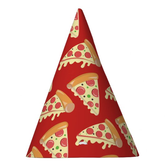 Birthday Pizza Party Feesthoedjes (Rechts)