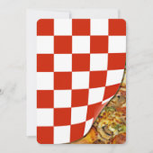 Birthday Pizza Party Kaart (Voorkant)