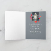 Birthday Polar Beer Bucket of Naughty Fun Humor Feestdagen Kaart (Binnen)