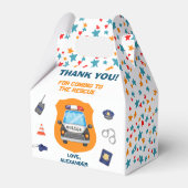 Birthday politietag bedankdoosjes (Achterkant)