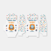 Birthday politietag bedankdoosjes (Uitgevouwen)