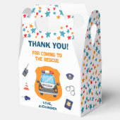 Birthday politietag bedankdoosjes (Geopend)