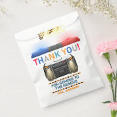 Birthday politietag bedankzakje (Gezegeld)