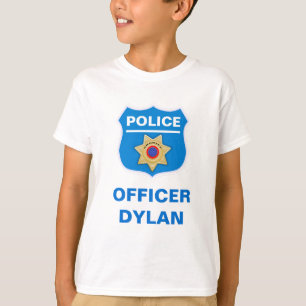 Birthday politietag t-shirt