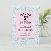 Birthday Polk-A-Dot Initiation for Girls Kaart (Staand voorkant)