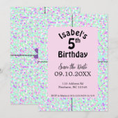 Birthday Polk-A-Dot Initiation for Girls Kaart (Voorkant / Achterkant)