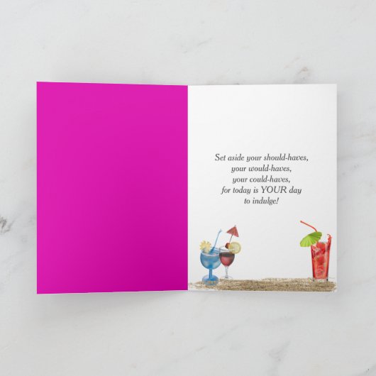 Birthday Polka Dot teenslippers Kaart (Binnen)