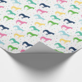 Birthday Ponies Gift Wrap Cadeaupapier (Hoek)