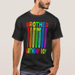 Birthday Pop Tube Brother of the Birthday Boy T-shirt<br><div class="desc">Birthday Pop Tube Brother of the Birthday Boy</div>