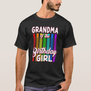 Birthday Pop Tube Grandma of the Birthday Girl T-shirt