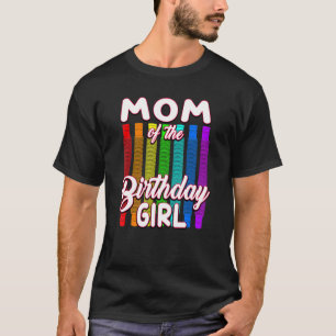 Birthday Pop Tube Mam van het Birthday Girl T-shirt