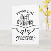 Birthday - Poppy & Me, Beste Boeddies voor altijd Kaart (Gele Bloem)