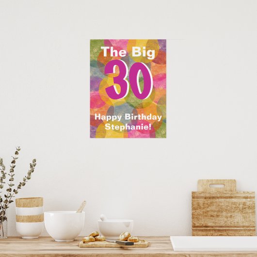 Birthday Poster (Keuken)