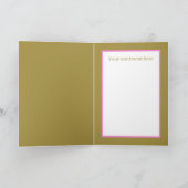 Birthday Princess 4th Birthday add name sentiment Kaart (Binnen)