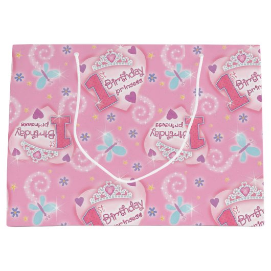 Birthday Princess Large Cadeautasje (Voorkant)