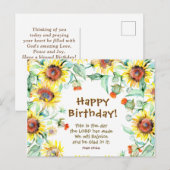 Birthday psalm 118:24 De dag dat de Heer heeft gem Briefkaart (Voorkant / Achterkant)