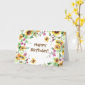 Birthday psalm 118:24 De dag dat de Heer heeft gem Kaart (Gele Bloem)