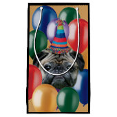 Birthday Pug-cadeau voor honden Klein Cadeauzakje (Voorkant)