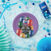 Birthday Pug dog paper bord (Feest)