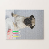 Birthday Pug Legpuzzel (Horizontaal)