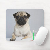 Birthday Pug Muismat (Met muis)