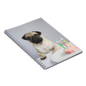 Birthday Pug Notitieboek (Rechterzijde)