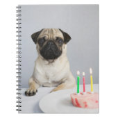 Birthday Pug Notitieboek (Voorkant)