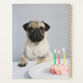 Birthday Pug Planner (Achterkant)