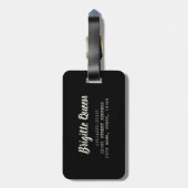 Birthday Queen 50 voor 50ste verjaardag  kroon Bagagelabel (Achterkant verticaal)