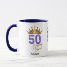 Birthday Queen 50 voor 50ste verjaardag  kroon