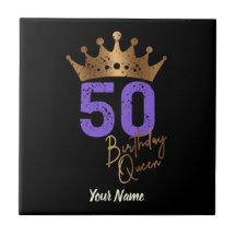 Birthday Queen 50 voor 50ste verjaardag  kroon