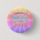 Birthday Queen Button (Voorkant)