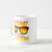 Birthday Queen Design Koffiemok (Voorkant links)