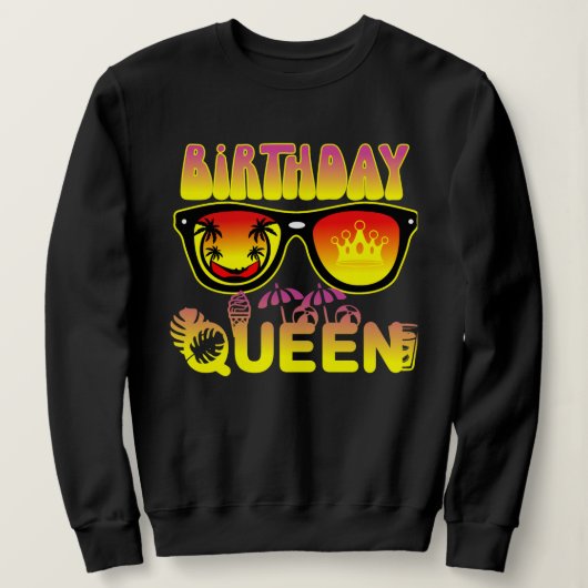 Birthday Queen Design Trui (Design voorkant)