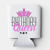 Birthday Queen en Pink Crown Blikjeskoeler (Achterkant)