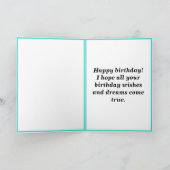 Birthday Queen Happy Birthday Kaart (Binnen)